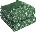 yescool Weighted Blanket for Adults (15 lbs, 60" x 80", Forest) Cooling Heavy Blanket for Sleeping Perfect for 140-160 lbs, Queen Size Breathable Blanket with Premium Glass Bead, Machine Washable