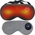 Heated Eye Mask FSA -HSA Eligible, 100% Pure Mulberry Silk, Cordless Warm Eye Compress for Dry Eyes Relief, 3 Heat Settings, 1500mAh Rechargeable, Washable Cover, Sleep & Travel