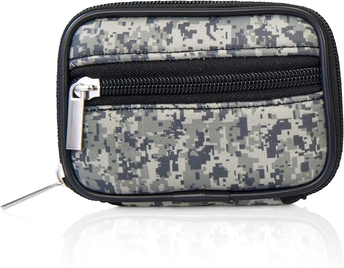 Made Easy Kit Pill Case - Medicine Organizer Box with Removable Seven-Day Vitamin & Supplement – Compact Travel Ready Dispenser in Pouch Holder with Zippered Pocket (Urban Camo)