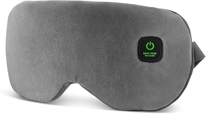 Cordless Eye Heating Pad for Dry Eyes, Heated Eye Mask for Dry Eyes, Heating Eye Mask for Sleep, 3-Level Heatings, 15-Min Timer, Washable Cover, Gift for Women Men, Eye Heating Pad for Travel