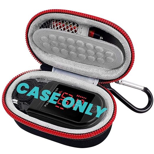 Fingertip Pulse Oximeter Case fits for Zacurate Pro Series 500DL/ for Innovo Deluxe/ for Santamedical/ for Concord Sapphire Blood Oxygen Saturation Monitor- Box Only