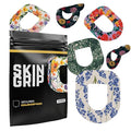 Skin Grip CGM Patches for Insulet Omnipod (10-Pack), Waterproof & Sweatproof for 10-14 Days, Pre-Cut Adhesive Tape, Continuous Glucose Monitor Protection(Floral)