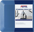 FEATOL Anti Fatigue Mat for Standing, 9/10 Extra Thick Ergonomic Standing Desk Mat, Comfort Memory Foam Standing Mat at Home,Office All Day (20" x 39", Blue, 1PC)
