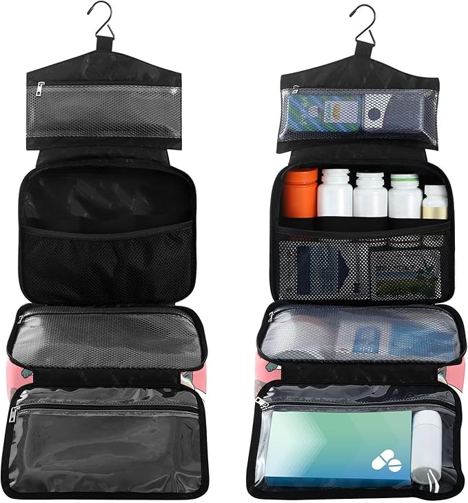Fustylead Cute Cartoon Himalayan Cat Large Medical Storage Bag with Zipper Empty First Aid Bag Trauma Kit for Traveling Hiking Camping Backpacking