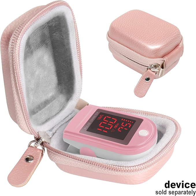 Case for Zacurate Pro 500DL, Childrend: Innovo Deluxe, Santamedical 2. Facelake FL400 t. FL350: Vive Precision Spo2 Accumed cms-50dl, 50D1, Healthtree (Rose Gold)