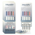 Identify Diagnostics Drug Test Cards | 50 Pack | 10 Panel Dip CLIA Waived Instant Urine Marijuana Drug Test Dip Kit for AMP,BAR,BZO,COC,MDMA,MET,MOP|OPI,MTD,OXY,THC