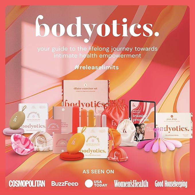 Bodyotics Pelvic Floor Trainer for Women – Complete Kegel Training Sets for Sharing - 2 Sets of 6 for Beginners