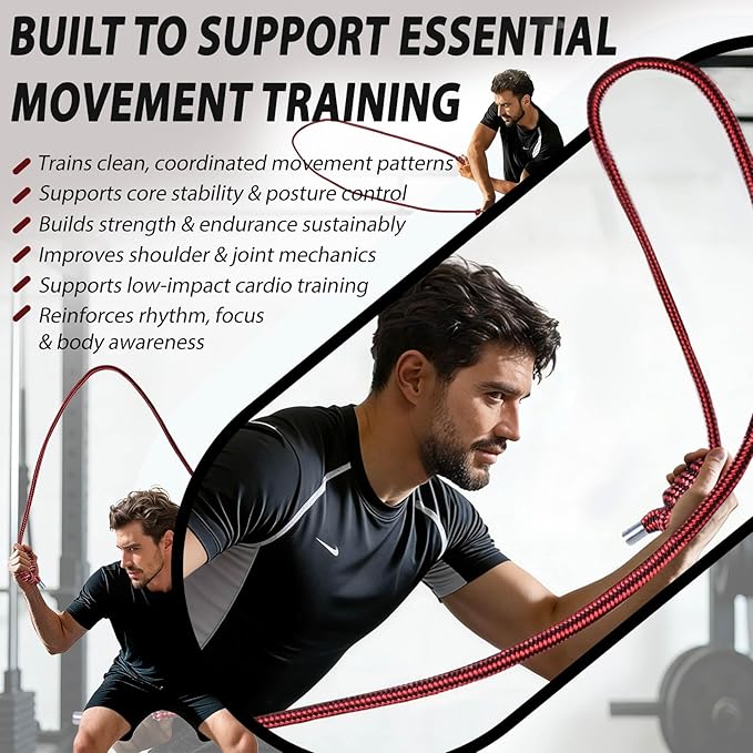 1.5lb Weighted Flow Rope for Men & Women – Heavy Rope Training Tool for Mobility, Coordination & Low-Impact Cardio
