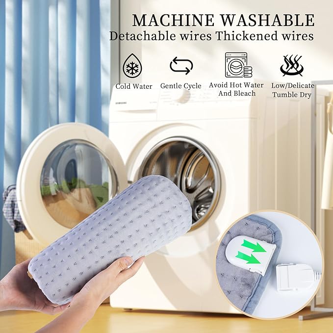 Extra Large Heating pad,XXXL Heating Pad for Back Pain Relief, 20x40 Electric Heating Pad Moist Heat Fast Heating 10 Heat Settings Auto Shut Off Soft Washable Heat Pad for Neck Shoulder Muscle Cramps