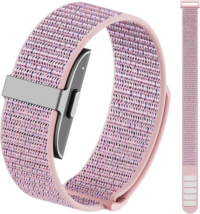 Nylon Loop Sport Replacement Bands Compatible with Hume Health Band, Soft Breathable Adjustable Wrist Band for Hume Band Replacement Strap Wristband for Fitness Tracker Women Men