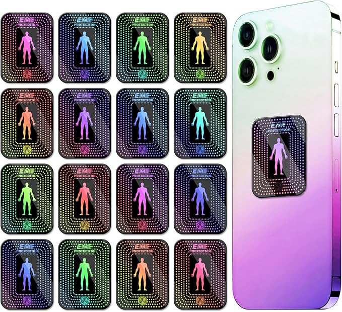 Stickers for Cell Phones/Laptops/Tablets/Devices/Household Equipment - 1.2 x 1.6 x 0.01 inches - Small and Lightweight - Widely Used - Simple to Use - Applies to Everyone - [Reusable] - (16 Pcs)