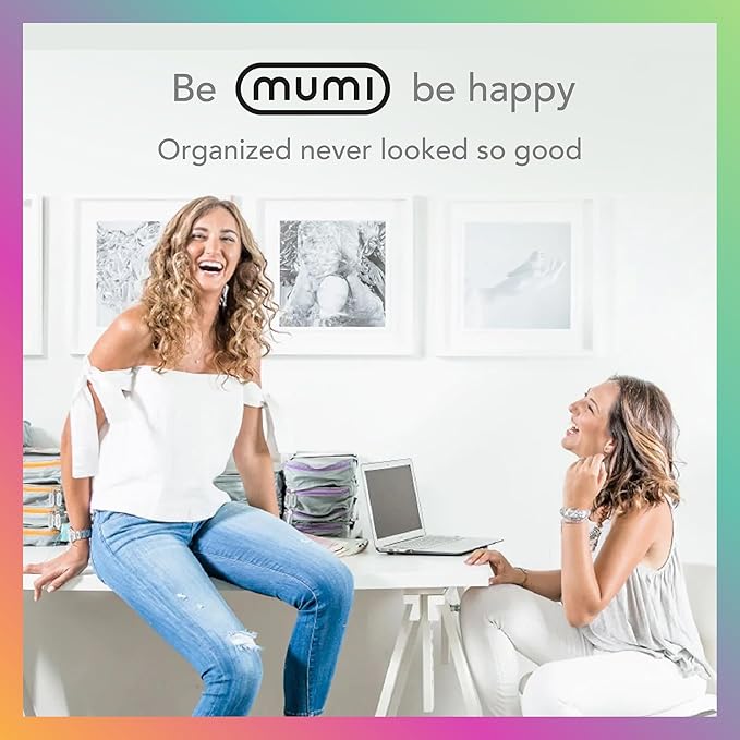 MUMI Ultimate Wellness Bundle - Pill Pouch Set and Single Dose Kit - 7pc Mini Pill Bags with 1 Large Zipper Pouch and 7pc Powder Supplement Packets with 1 Large Zipper Pouch