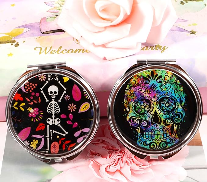 2pcs Pill Box,3 Compartment Small Pill Case for Pocket & Purse, Travel Metal Pill Organizer,Pill Container and Medicine Vitamin Organizer