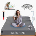 Ali King Grounding Sheets - King Size, Soft Cotton with Silver Fiber, 15'' Deep Pocket Earth Grounding Fitted Bed Sheets for Improved Sleep (Dark Gray, King 76''*80''*15'')