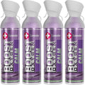 Boost Oxygen Large Calm Lavender Aroma 10L Canister | Respiratory Support for Aerobic Recovery, Altitude, Performance & Health (4 Pack)