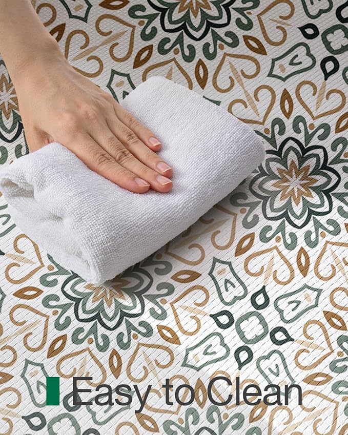 LUMI Anti Fatigue Kitchen Cushioned Mat for Floor, Padded Waterproof Runner for Standing, Stain Resistant Comfort Rugs for Home, Sink, Laundry, 24x59