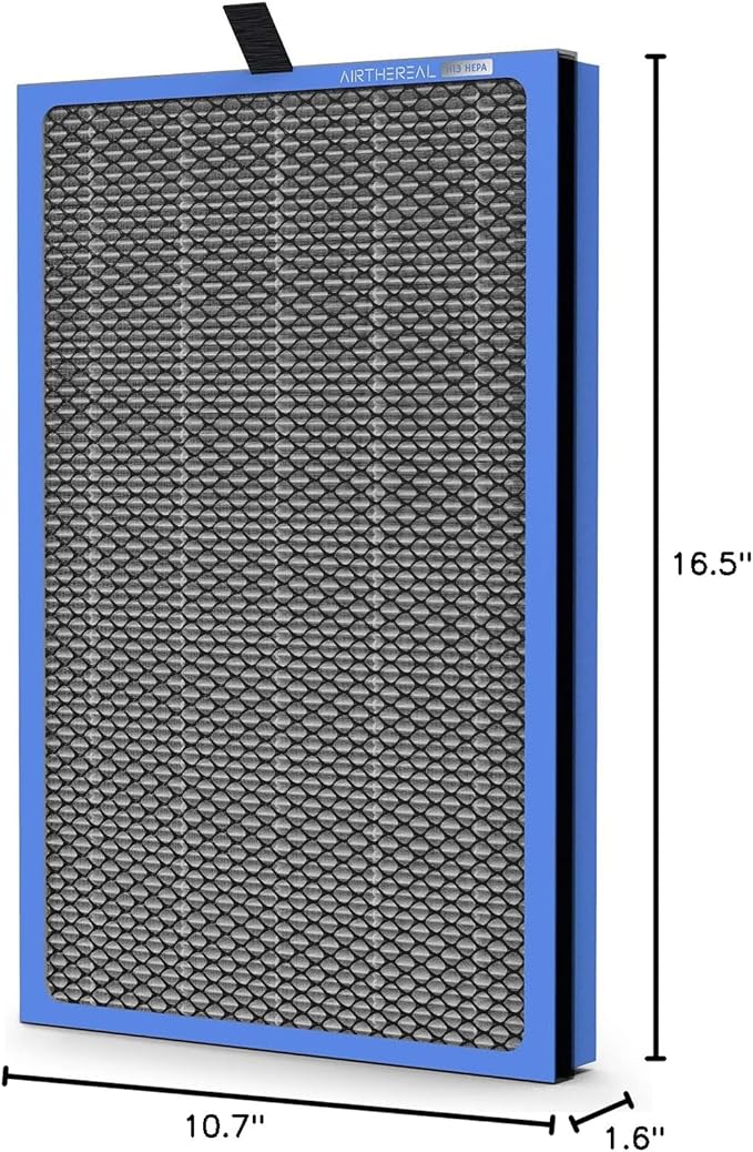 Airthereal H13 Medical Grade Ture HEPA Filter Replacement for Pure Morning APH260 and APH320 Air Purifiers (1-Pack)