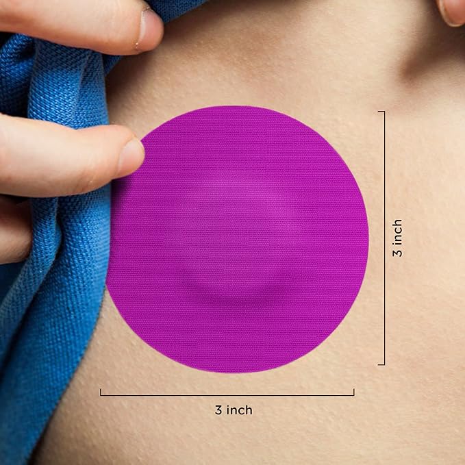 SIMPATCH Universal Adhesive Patch, No Hole (25-Pack) (Purple)