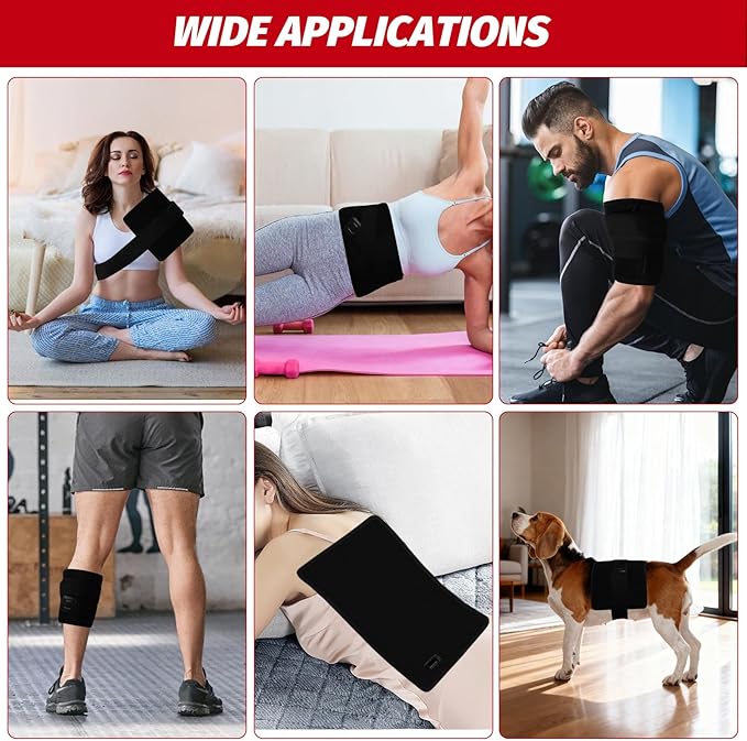 Red Light Therapy for Face and Body, Removable Red Infrared Light Therapy Lamp with Stand Led 660nm & 850nm Infrared Light Device fo The Full Body