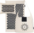 ProsourceFit Ki Acupressure Mat and Pillow Set with 100% Natural Linen for Back/Neck Pain Relief and Muscle Relaxation