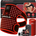 LuminousRLT Red Light Shoulder Wrap – Flexible LED Light Device with Red & Near-Infrared LEDs (660nm & 850nm), 192 LEDs, Auto Shut-Off, Adjustable Fit