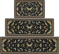 Yinhua Kitchen Rugs Sets of 3, Black Insect Kitchen Rugs Non Slip Washable, Farmhouse Anti Fatigue Mats for Kitchen Floor, PVC Waterproof Rug for Spring Summer, 18''x30''+18''x48''+18''x60''
