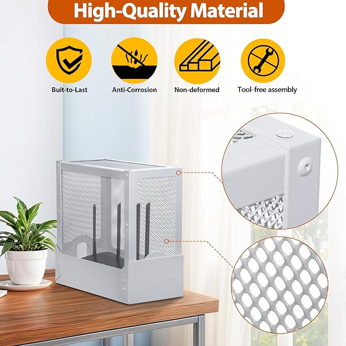 Large WiFi Router Cover Blocks Up to 90% of EMF and 5G, Shielding WiFi Router EMF Faraday Cage, Offers WiFi Router Cover EMF Protection, While Maintaining Uninterrupted Usage