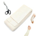 Premium Elastic Tubular Compression Bandage Size C Stockinette, 2.65 inches x 10 Feet. Reusable Elastic Bandage Sleeve Wraps Plus One Pair of Medical Scissors