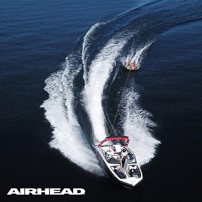 Airhead Tow Rope, 1-4 Rider Rope for Towable Tubes Multi, 9/16"