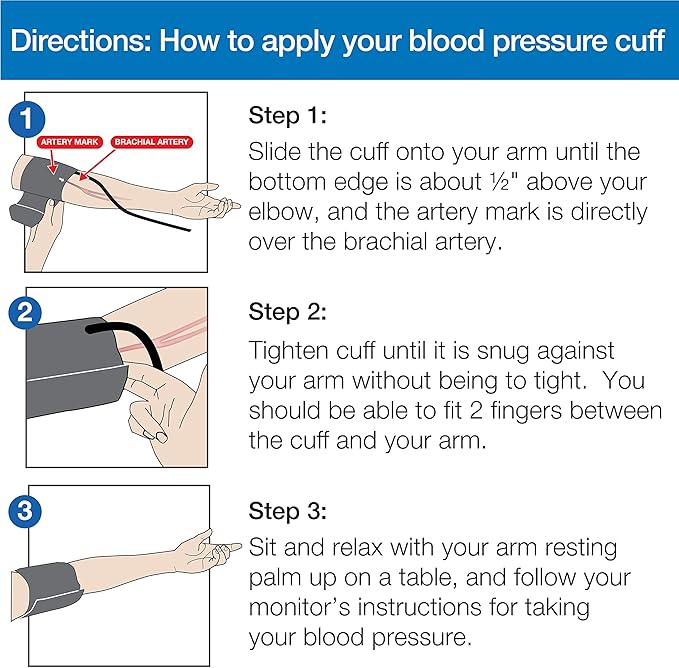 Microlife Replacement Blood Pressure Cuff (Standard Size (8.7-16.5 inch))