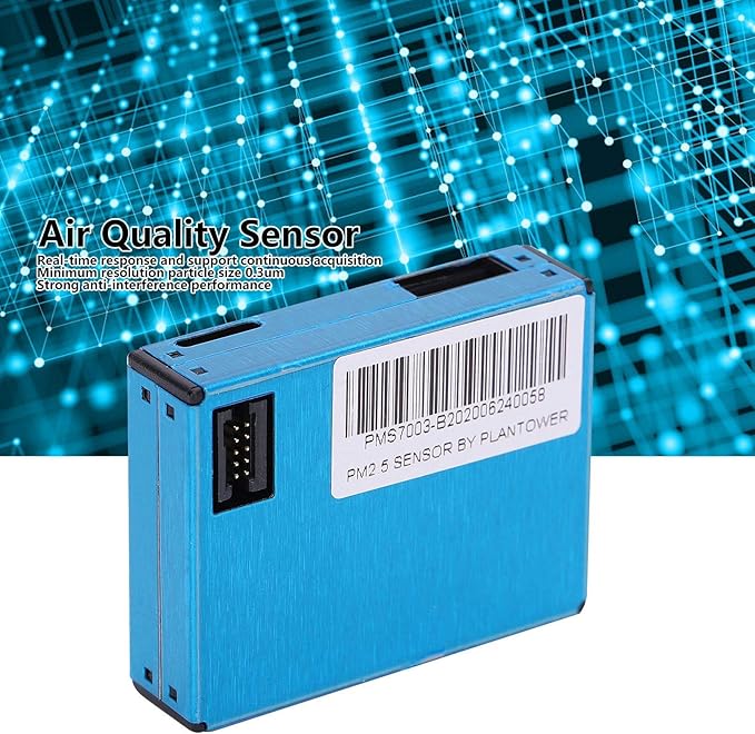 Air Quality Monitor PM2.5 PM10 Detector with Real Time Display Indoor Pollution Meter for Dust Portable Home Sensor