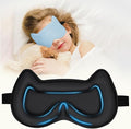 Kids Sleep Mask: 3D Contoured Cup Eye Mask, Blindfold with Adjustable Strap, Kids Eye Cover for Boys, Girls, Teens, Pressure-Free with Memory Foam Face Mask (Blue)
