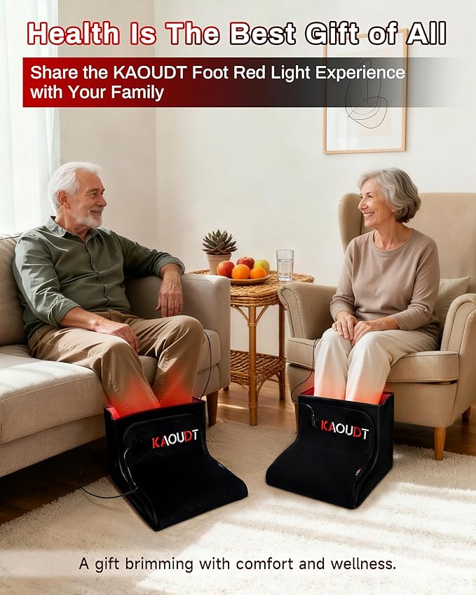 2026 Upgraded Red Light Therapy for Feet Neuropathy, Medical-Grade TPU Film & Easy-Clean Design, Dual-Wavelength LEDs, Full Foot Coverage for Plantar Fasciitis Pain, FSA/HSA Eligible