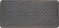 Tempur-Pedic Ultra Comfort Anti-Fatigue Lattice Pewter 1' 8" x 3' 6" Kitchen Floor Mat Cushioned Ergonomic Standing Desk Mat Waterproof Non-Skid Foam
