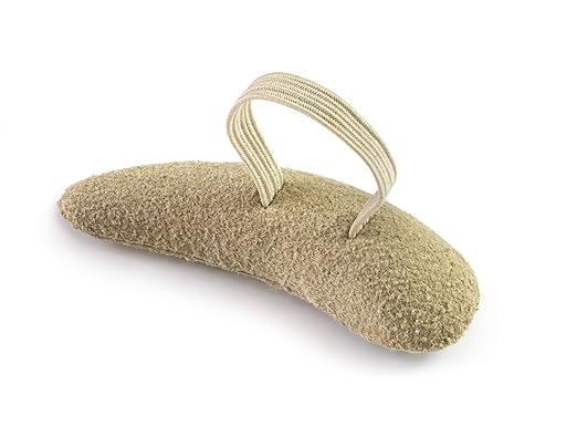 Steins Hammer Toe Crest Cushion and Buttress Pad Reduces Pressure from Calluses and Hammer Toes, Medium Left, Beige, 3 Count