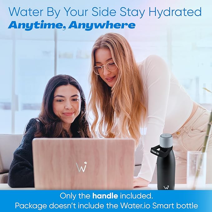 Smart Water Bottle Carrier Handle - Durable Bottle Handle with Innovative Design, Flexible Grip, and Easy Installation. Lightweight BPA/BPS Free Silicone for Comfortable Carrying