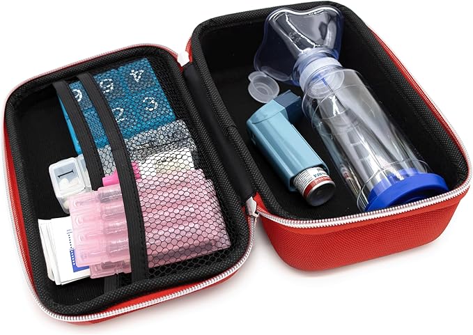 e-Pill Asthma Inhaler Travel Case (Large) – Portable Medicine Organizer for Inhaler & Accessories (Inhaler Not Included)