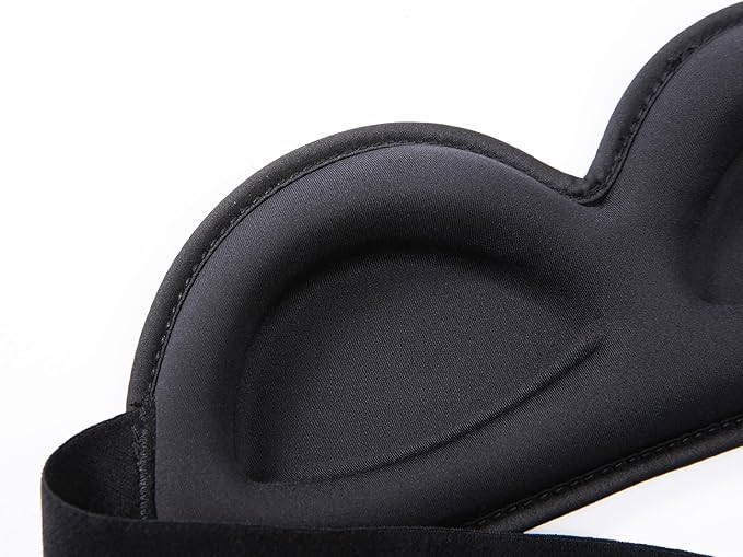 Sleep Masks for Petite Face Small Head, ALASKA BEAR 3 Pack Stitched Eye Masks with Contoured Cups for Women Kids Children Teens, Machine Washable (Black, Blue, Pink)