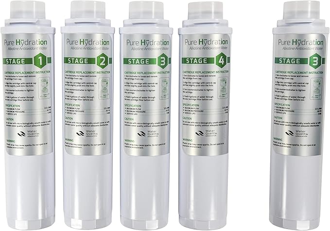 Pure Hydration Next Generation Water Ionizer Replacement Cartridges