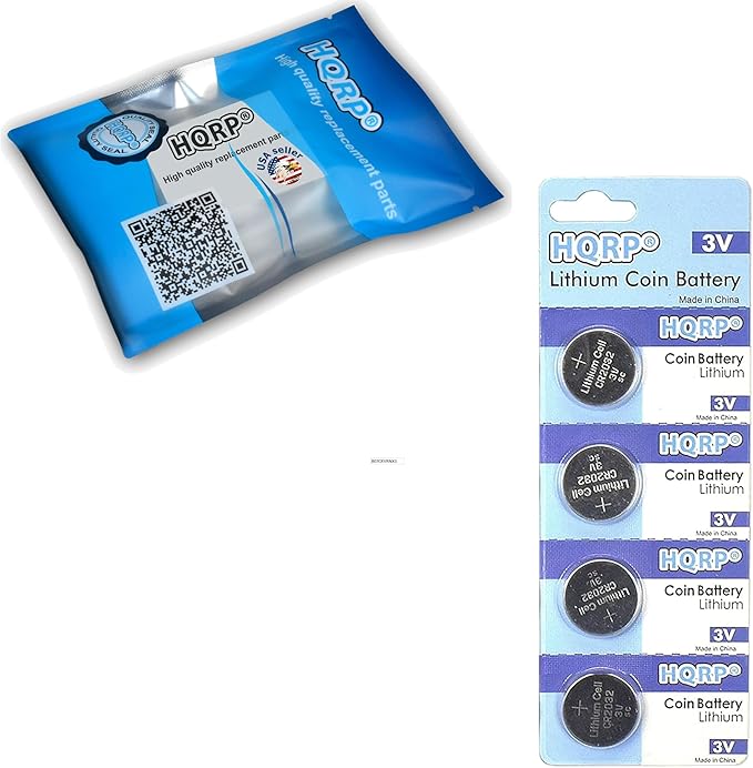 HQRP 4-Pack Lithium Battery Compatible with Freestyle Lite Blood Glucose Meter, Sugar Monitor