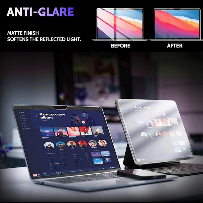 Magnetic Anti Blue Light Screen Protector for MacBook Pro 13 Inch (2016-2022, M1, M2), Removable Glare Filter for 13.3" Mac Laptop Computer
