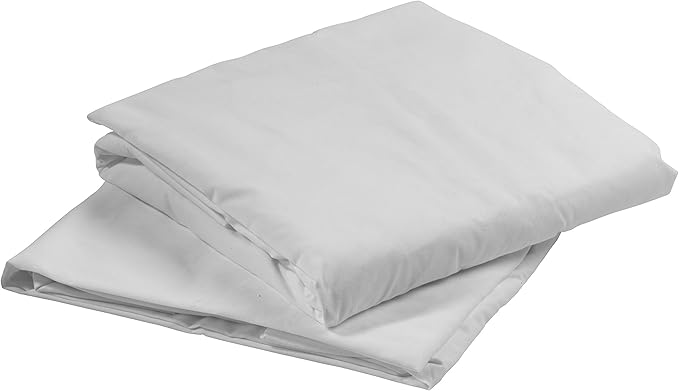 Drive Medical 15030HBL Hospital Bed Sheet Set, White (Pack of 2)