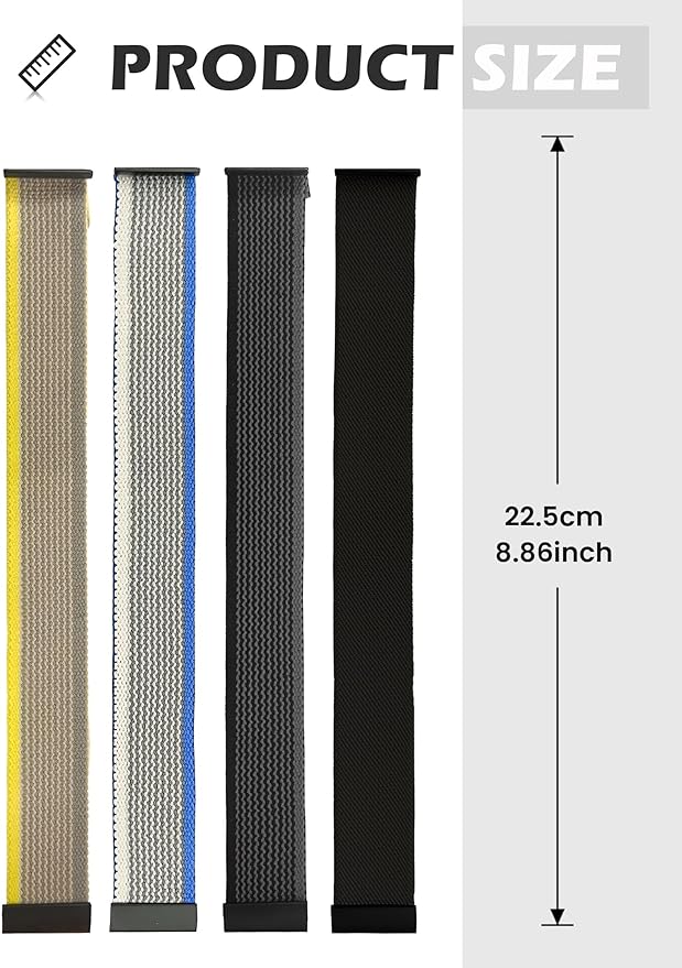 Trail Bands for Whoop 4.0 Band - Replacement Nylon Strap for Whoop Band 4.0 Wearable Health, Fitness & Activity Tracker, Soft and Comfort, Easy to Use and Adjustable（24cm）