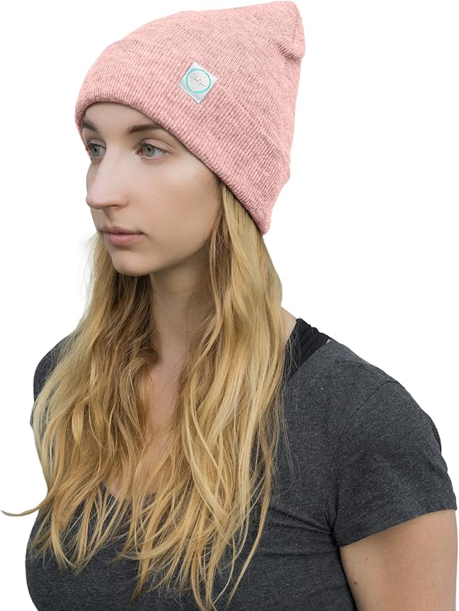 Halsa EMF Protection Hat, Faraday Beanie. Anti Radiation, EMF RF Radiation Shielding Silver Fabric Lined.