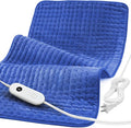 Heating Pad for Back Pain Relief, 33'' x 17'' XXXL Electric Heating Pad for Neck and Shoulder Cramps with 6 InstaHeat Settings, Auto Off, Moist Dry Heat Therapy, Machine Washable