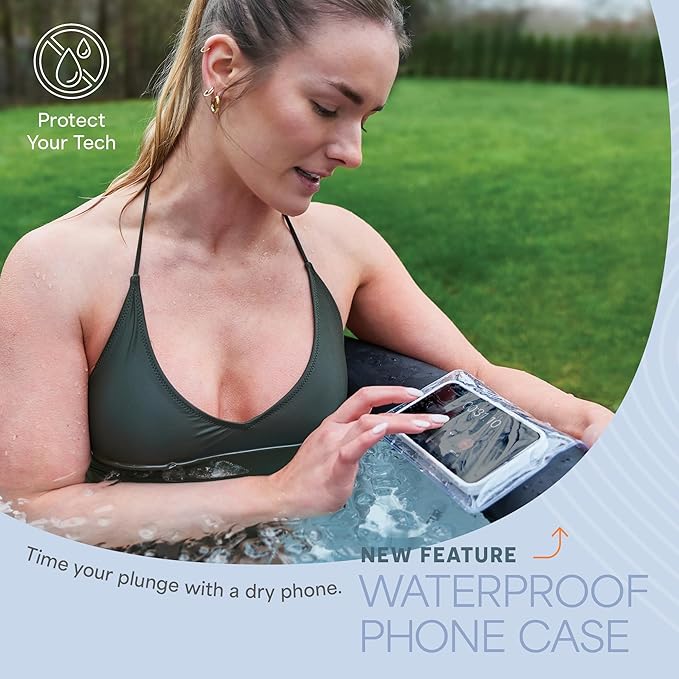 Lifepro NordPod Recovery Ice Tub – Portable Cold Plunge Tub for Athletes, Ice Bath for Recovery & Therapy – Outdoor/Indoor Use, All-Weather Lid, XL Size – Holds Up to 102 Gallons