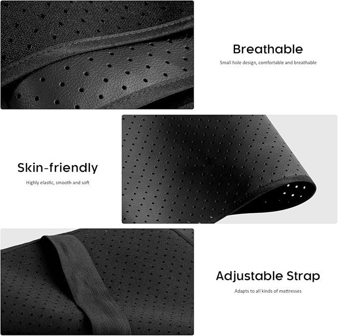 Grounding Mat for Bed, Carbon Fibre + PU Mattress for Improved Sleep and Pain Relief, Grounding Mat with Grounded Cord, Test Pen (Full - 27"x 54")