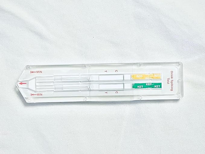 3-in-1 Drink Spike Test Kit - Quickly & Discreetely Test for GHB, Ketamine and Benzodiazepines with Our Simple and Easy-to-Use Kit - Results in 5 Minutes