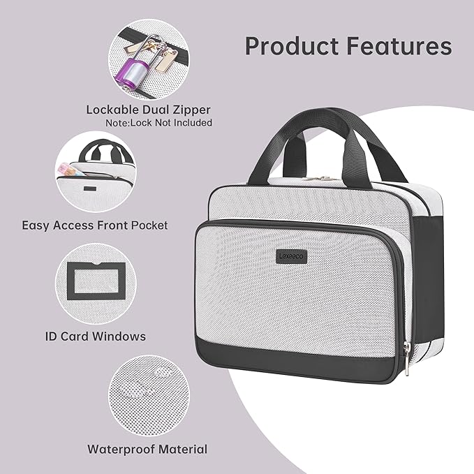 Travel Medicine Organizer Bag, Pill Organizer Case,Carrier for Medications,Vitamins,Fish Oil and Medical Supplies Pill Bottle Organizer and Home Storage Med Bag (Dark Grey)