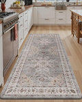 LUMI Anti Fatigue Kitchen Mat, Waterproof & Stain-Resistant Cushioned Standing Mat, Non-Slip Comfort Rug for Kitchen, Sink, Laundry, Home Office, 24" x 59", Grey